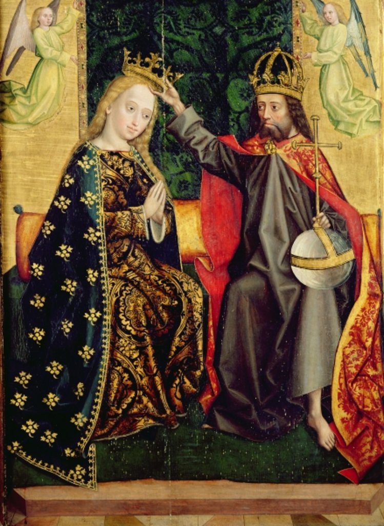 Detail of The Virgin Enthroned by Absolon Stumme