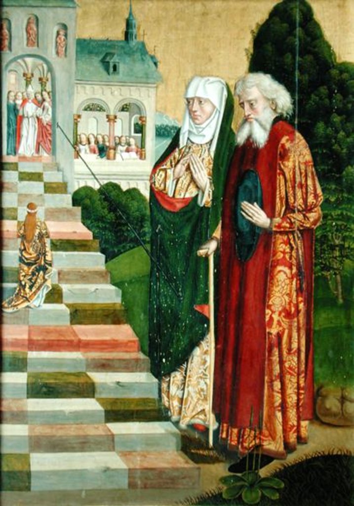 Detail of Presentation of the Virgin by Absolon Stumme