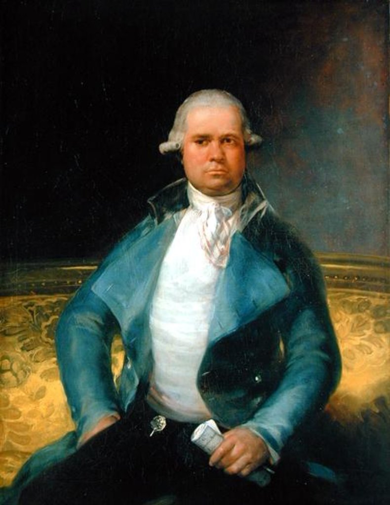 Detail of Portrait of Don Tomas Perez Estala by Francisco Jose de Goya y Lucientes
