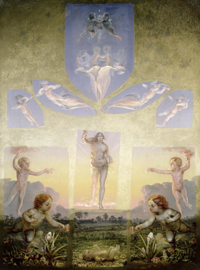 Detail of The Morning (second version) by Philipp Otto Runge