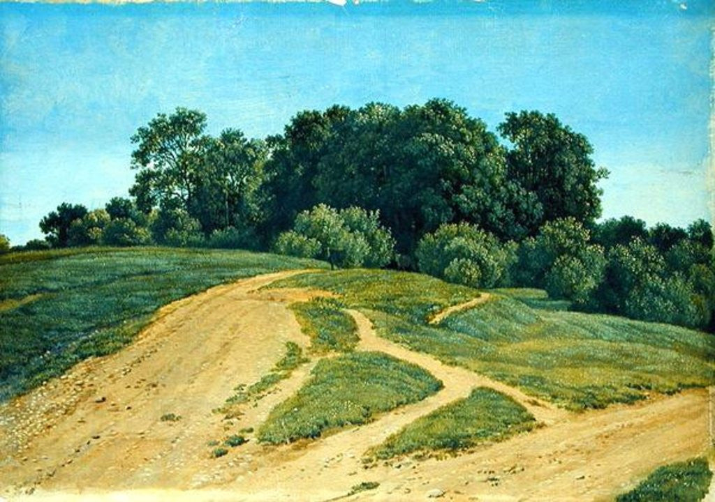 Detail of A Track Across the Fields by Wilhelm Alexander Kobell