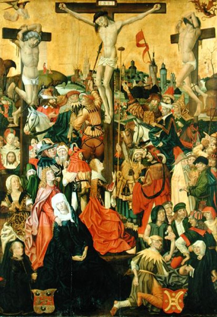Detail of The Crucifixion, c.1500 by Master of Hamburg