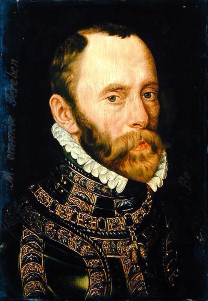 Detail of Portrait of Filips van Montmorency Count of Hoorne by Adriaen Thomasz Key