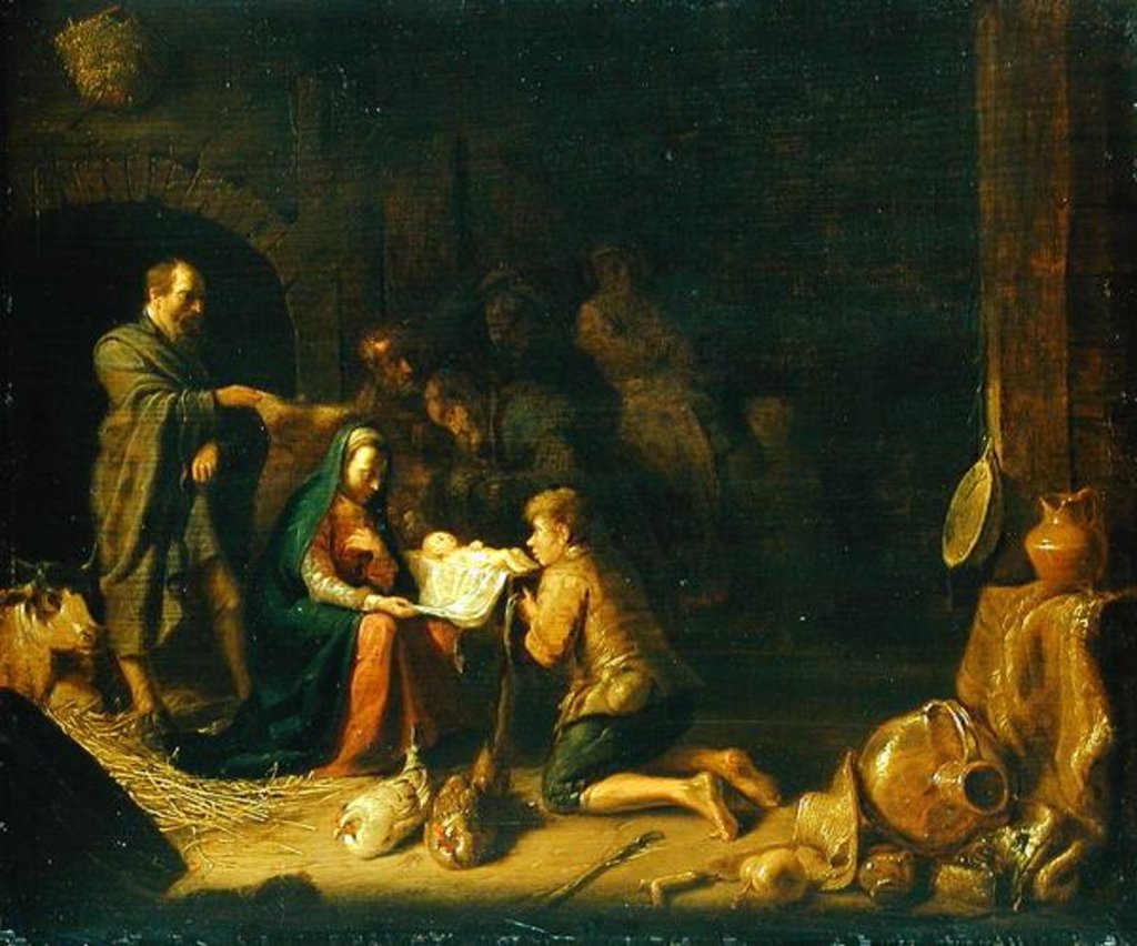 Detail of Adoration of the Shepherds by Hendrik Martensz Sorgh