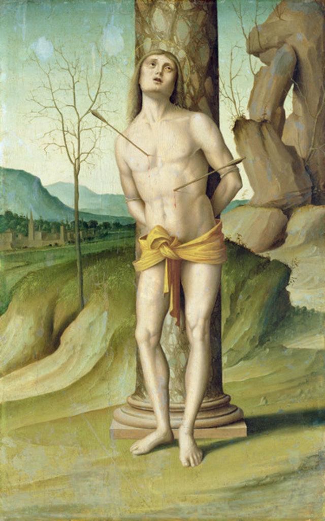 Detail of St. Sebastian by Marco Palmezzano