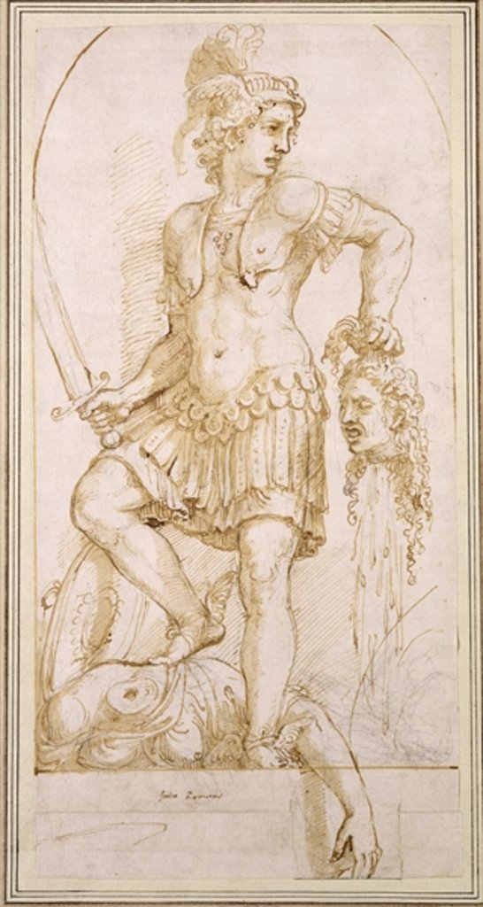 Detail of Perseus, c.1540 by Giulio Romano