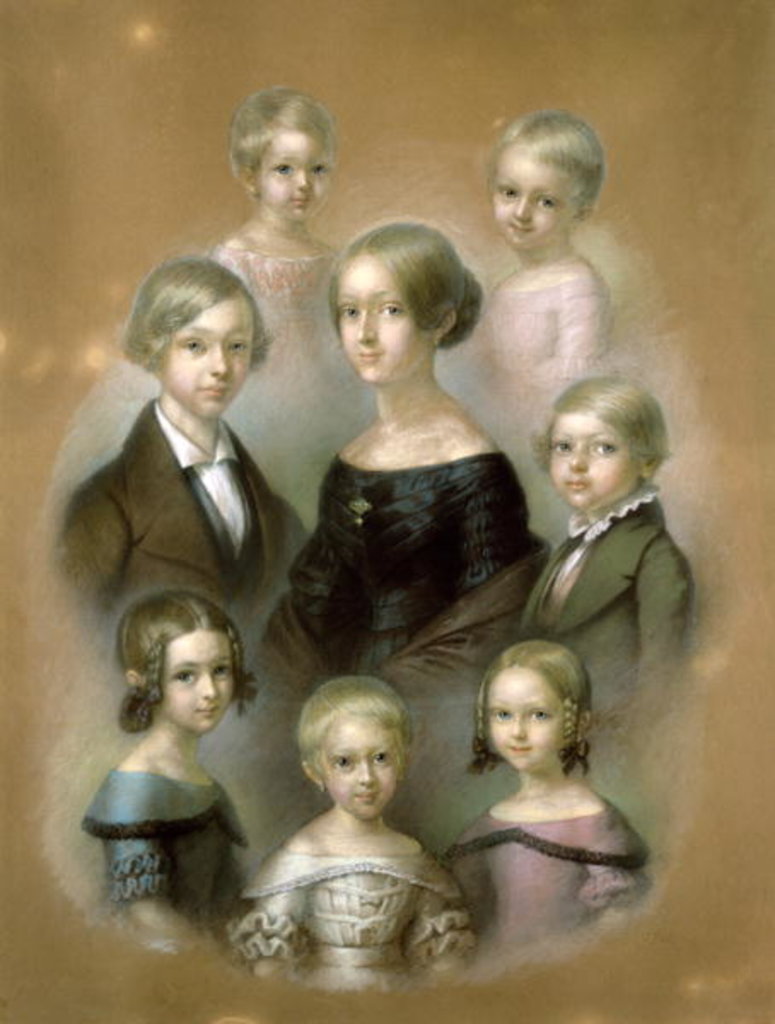 Detail of Family by Wilhelm Alexander Kobell