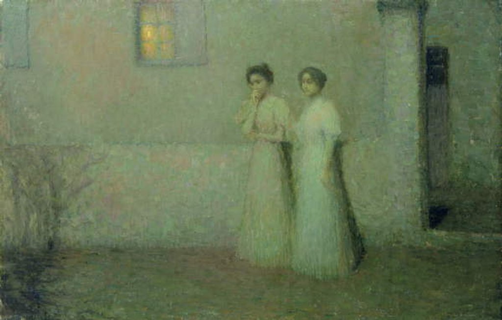 Detail of Susse Nacht, 1897 by Henri Eugene Augustin Le Sidaner