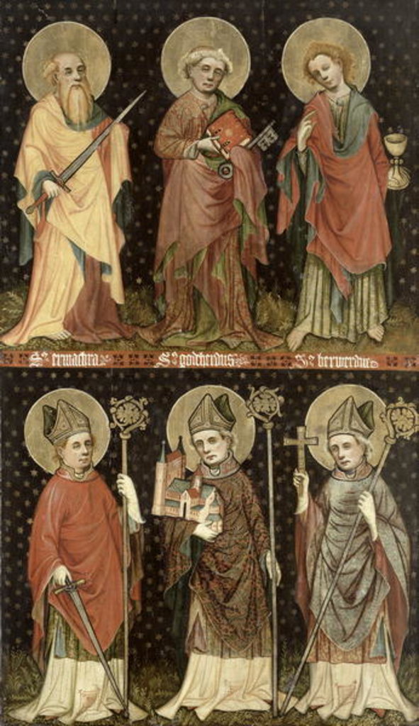 Six Saints by Master of the Holy Barefoot Altarpiece
