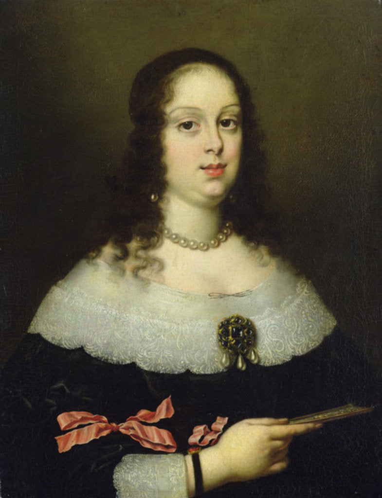 Detail of Portrait of Vittoria della Rovere, Grand Duchess of Tuscany by Justus Sustermans