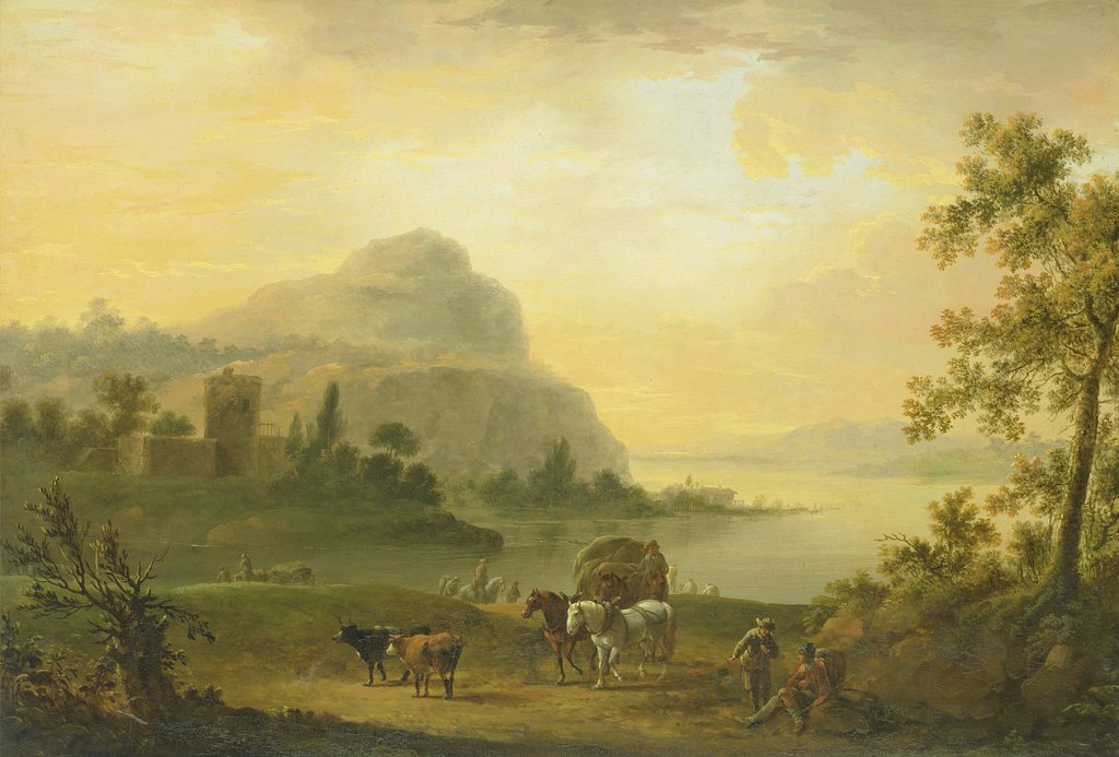 Detail of The Morning, 1773 by Johann Jacob Tischbein