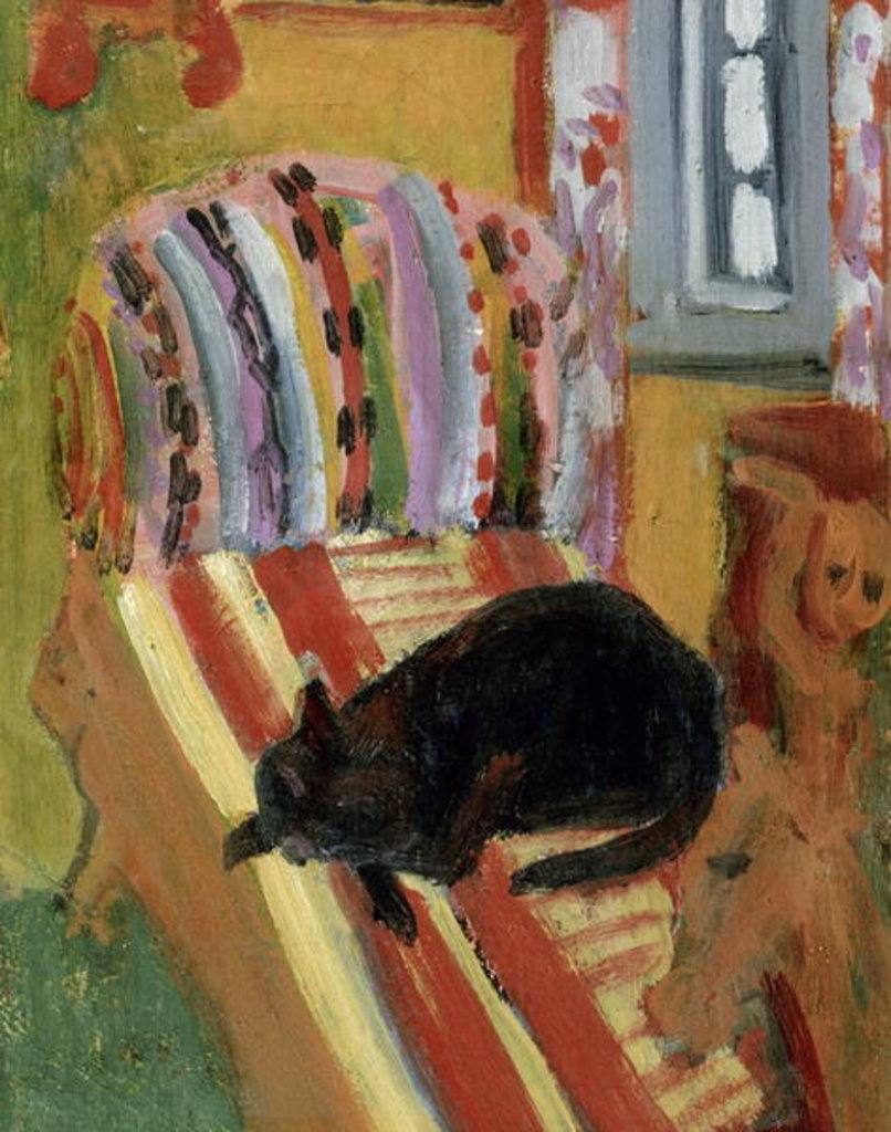 Detail of The Living Room, 1920 by Ernst Ludwig Kirchner