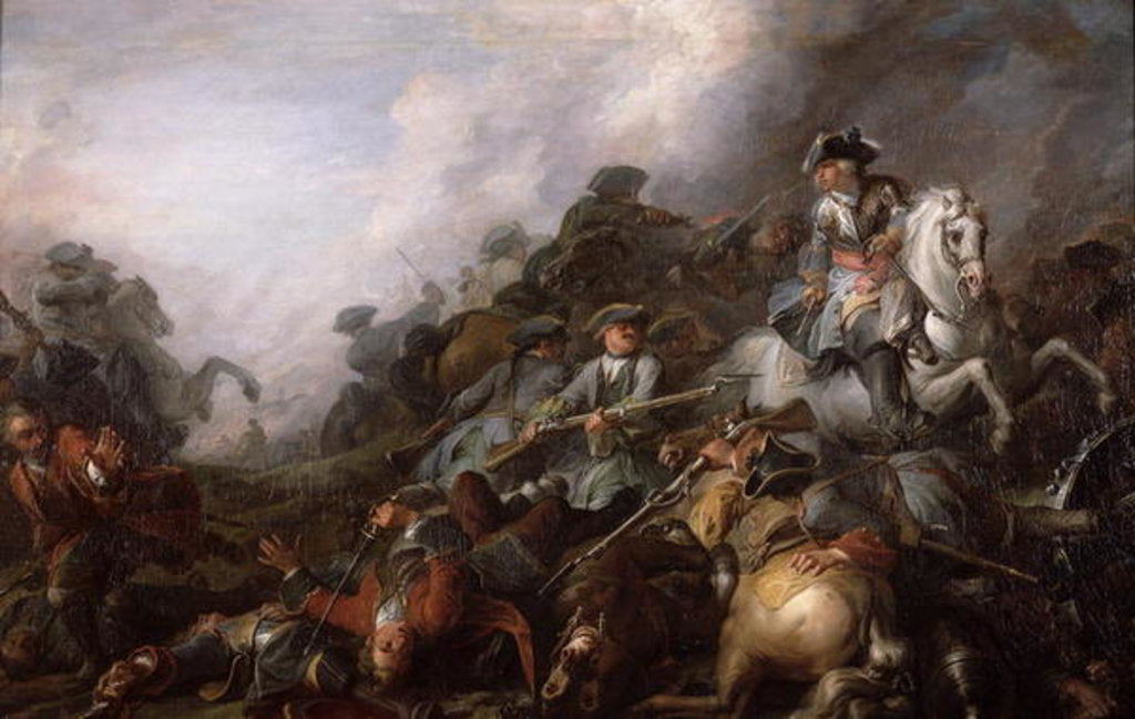 Detail of The Cavalry Charge by Charles Parrocel