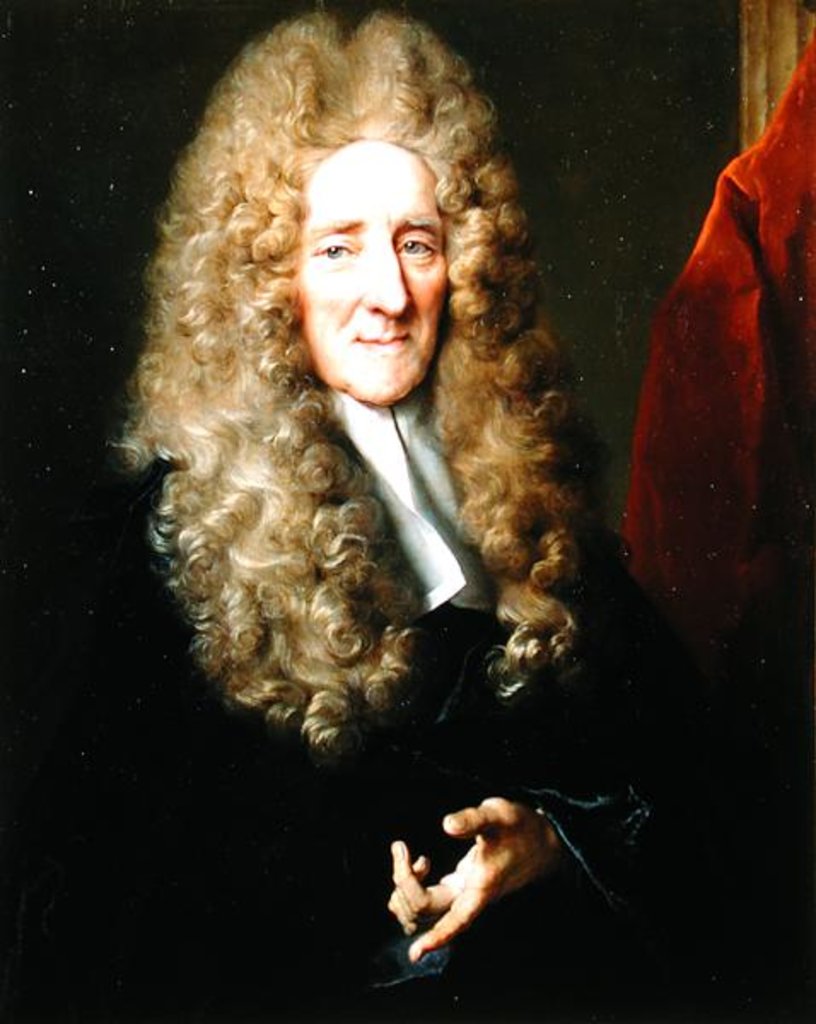 Detail of Portrait of a Man by Nicolas de Largilliere