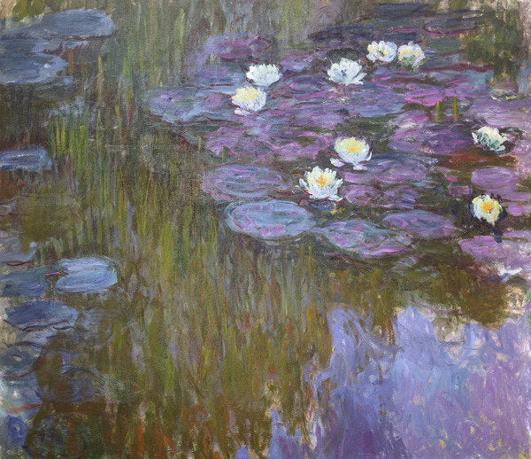 Detail of Waterlilies, 1919-20 by Claude Monet