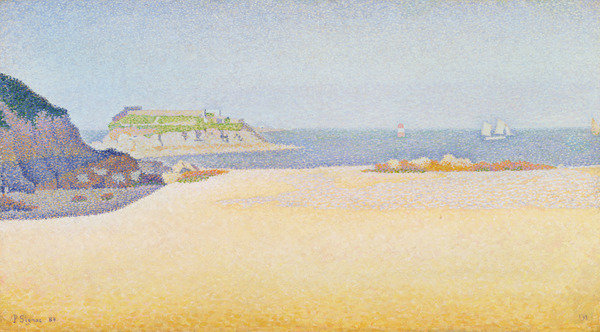 Detail of Ile la Comtesse, Pontrieux, 1888 by Paul Signac