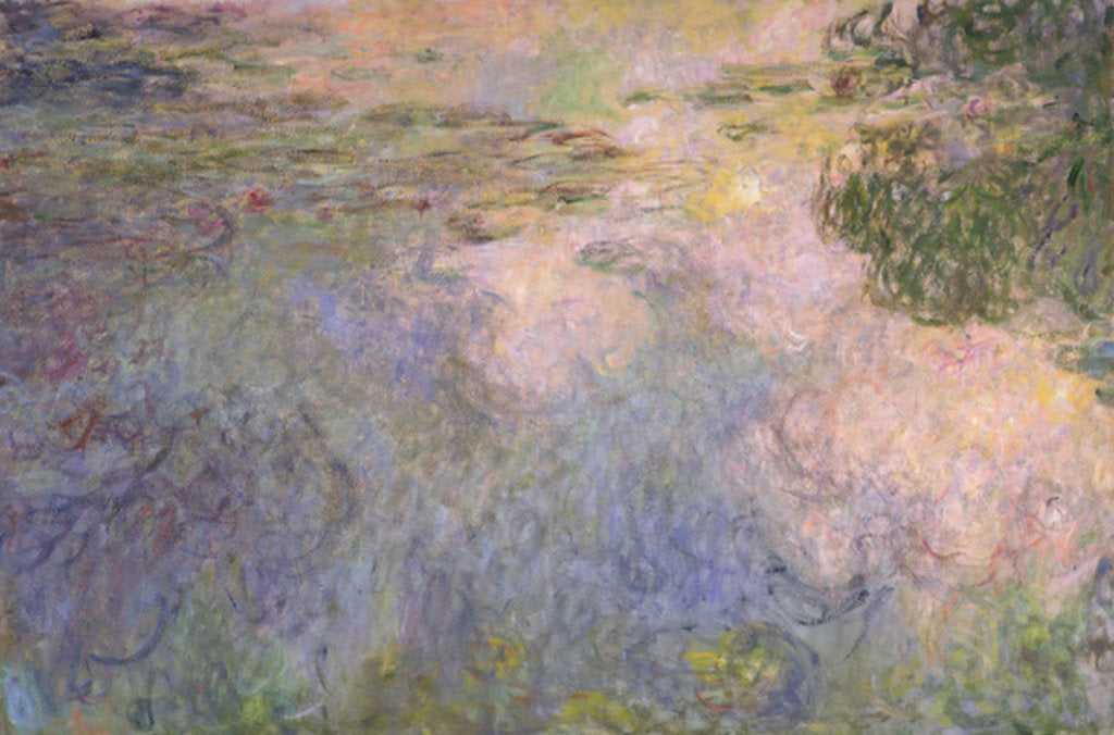 Detail of The Water-Lily Pond, c.1917-20 by Claude Monet