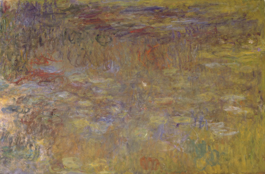 Detail of The Water-Lily Pond, c.1917-20 by Claude Monet