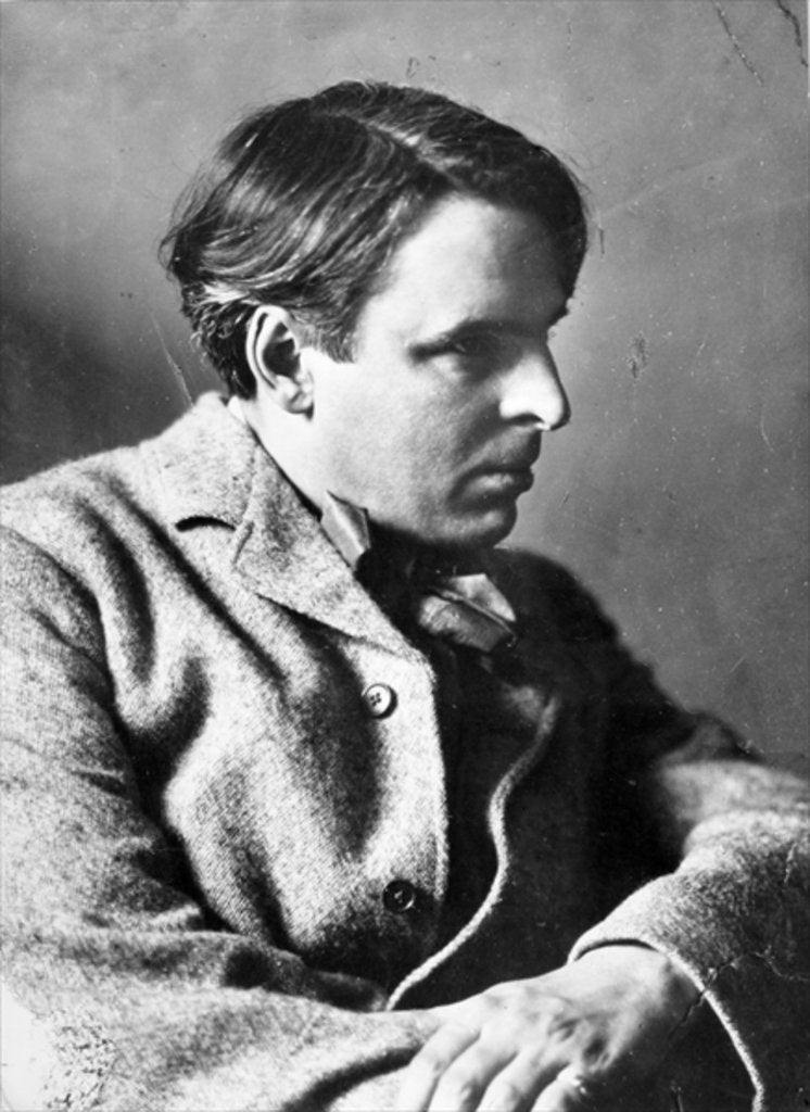 Detail of Portrait of W.B. Yeats by English Photographer