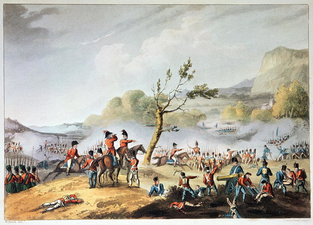 Detail of Battle of Maida, July 4th, 1806 by William Heath