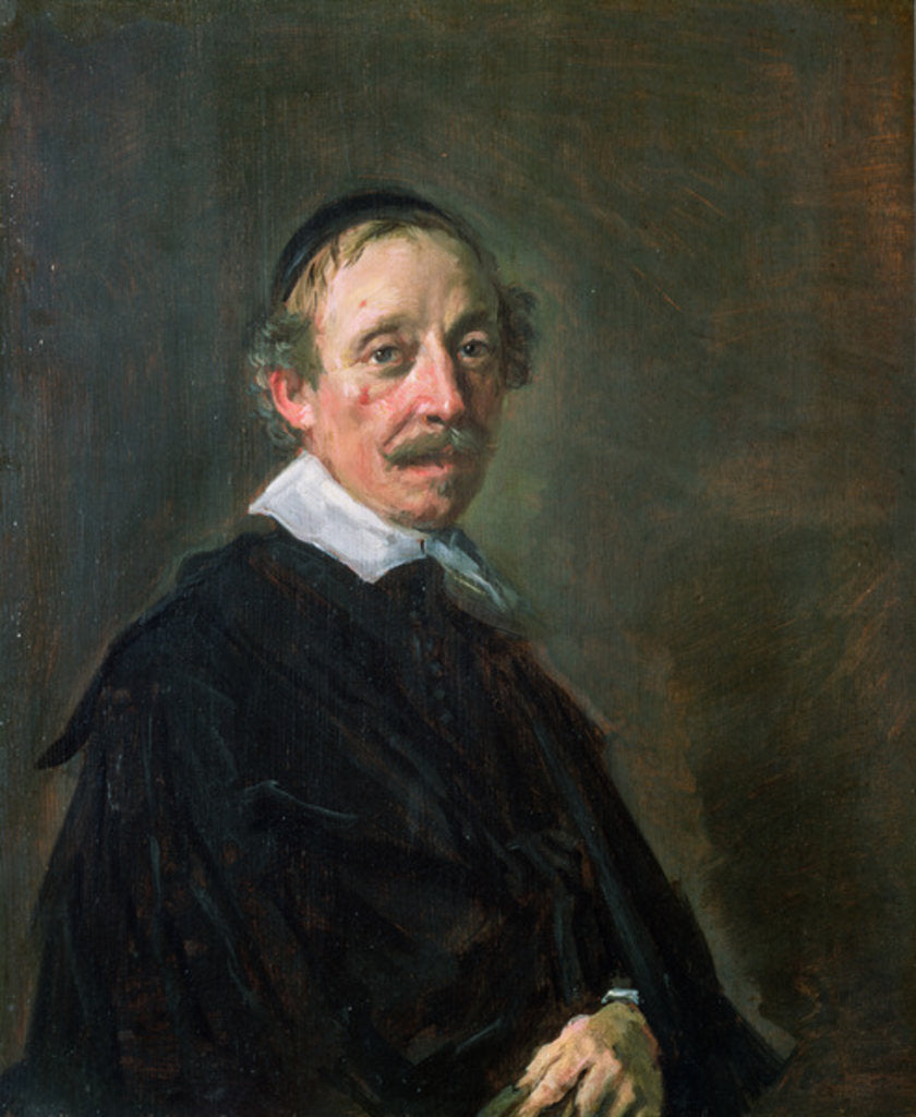 Detail of Portrait of a Preacher, c.1658-60 by Frans Hals