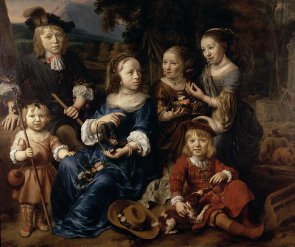 Detail of The Children of Altetus Tolling, 1667 by Gerbrandt van den Eeckhout