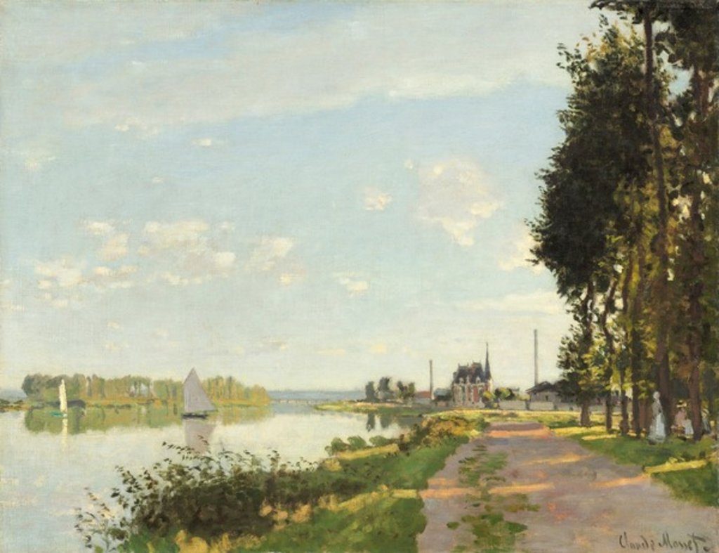 Detail of Argenteuil, c.1872 by Claude Monet