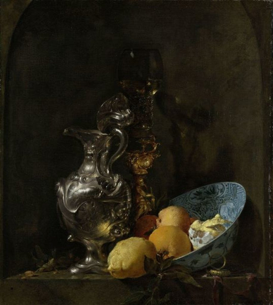 Detail of Still Life with Silver Ewe by Willem Kalf