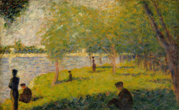 Detail of Study for 'A Sunday on La Grande Jatte', 1884 by Georges Pierre Seurat