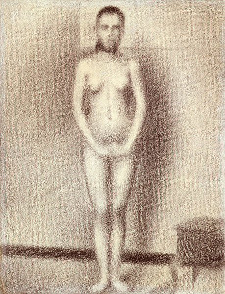 Detail of Study for 'Les Poseuses', 1886 by Georges Pierre Seurat