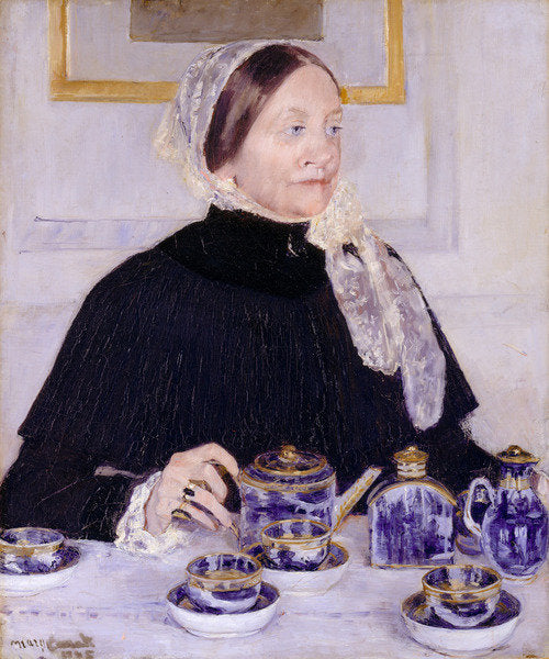 Detail of Lady at the Tea Table, 1883-5 by Mary Stevenson Cassatt