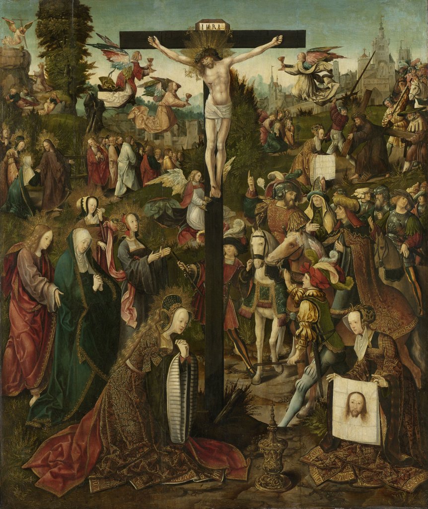 Detail of The Crucifixion, c.1507-c.1510 by Jacob Cornelisz van Oostsanen
