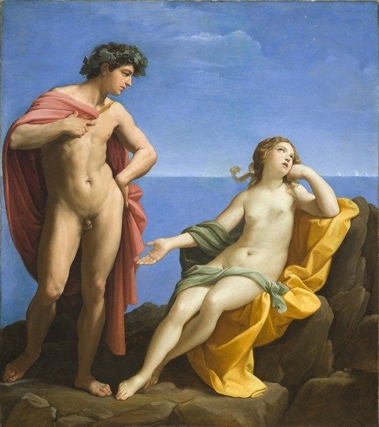 Detail of Bacchus and Ariadne by Guido Reni