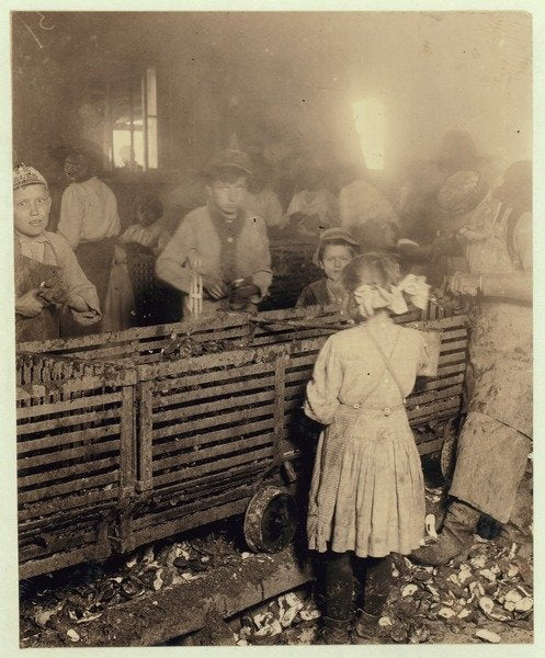 Detail of Factory of Lowden Canning Company, Bluffton, South Carolina by Lewis Wickes Hine