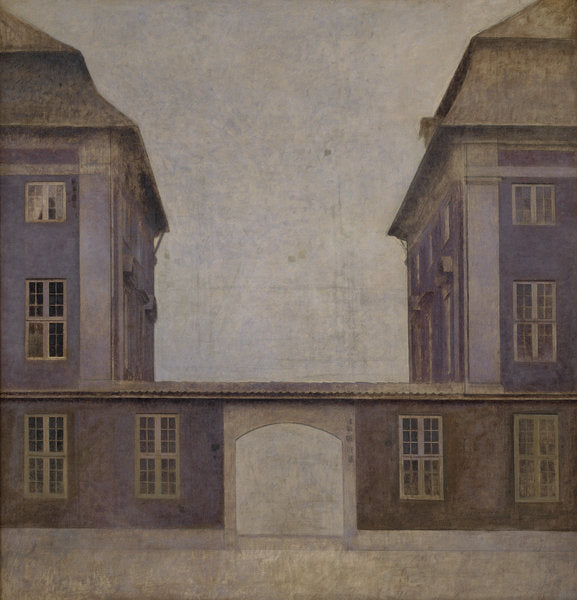 Detail of The Buildings of the Asiatic Company, seen from St. Annæ Gade, 1902 by Vilhelm Hammershoi