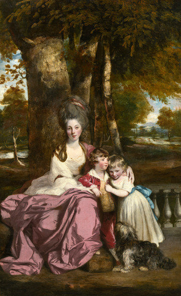 Detail of Lady Elizabeth Delme and her Children, 1777-79 by Joshua Reynolds