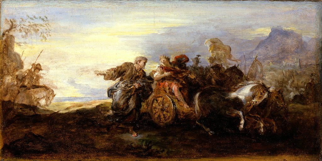 Detail of Scene from Ancient History, c.1680-90 by Joseph Parrocel