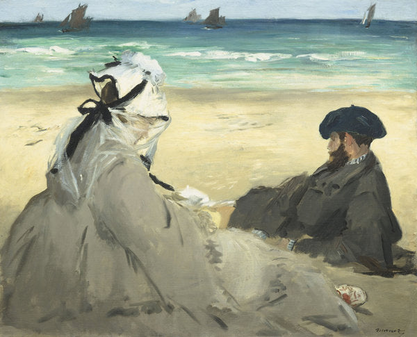 Detail of On the Beach, 1873 by Edouard Manet
