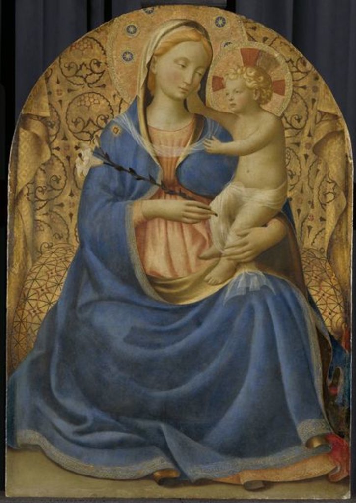 Detail of Madonna of Humility, c.1440 by Fra Angelico