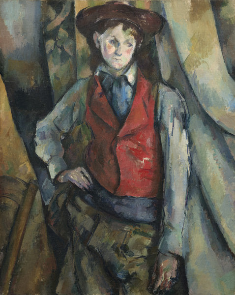 Detail of Boy in a Red Waistcoat, 1888-90 by Paul Cezanne