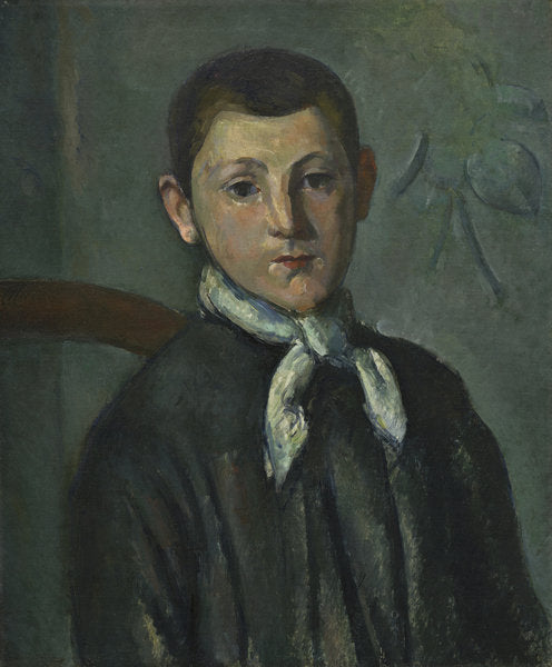 Detail of Louis Guillaume, c.1882 by Paul Cezanne