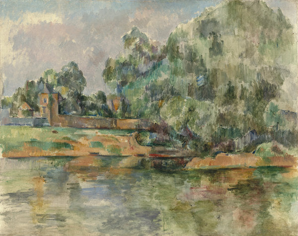 Detail of Riverbank, c.1895 by Paul Cezanne