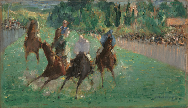 Detail of At the Races, c.1875 by Edouard Manet