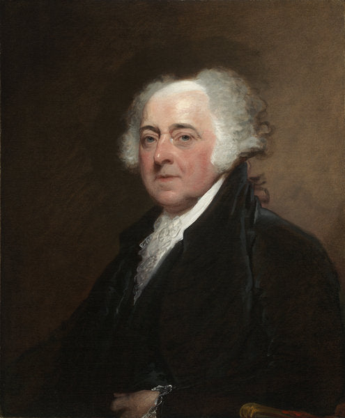 Detail of John Adams c.1800-15 by Gilbert Stuart