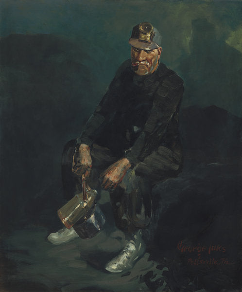 Detail of The Miner, 1925 by George Benjamin Luks