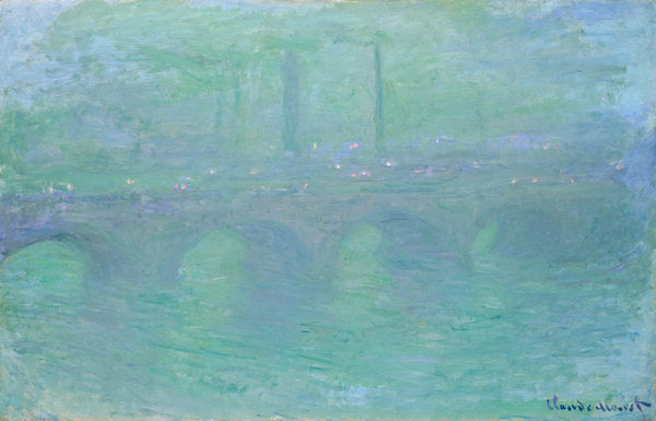 Detail of Waterloo Bridge at Dusk, 1904 by Claude Monet