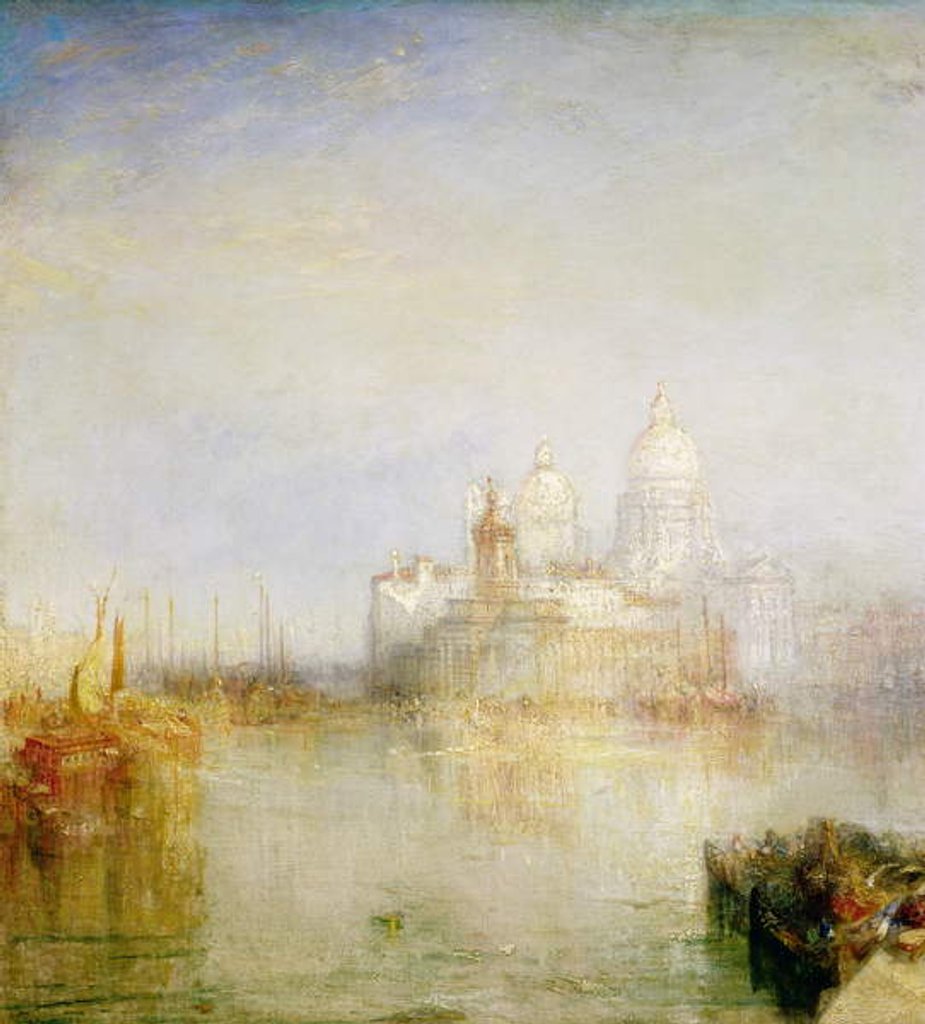 Detail of The Dogana and Santa Maria della Salute, Venice, detail, 1843 (detail) by Joseph Mallord William Turner