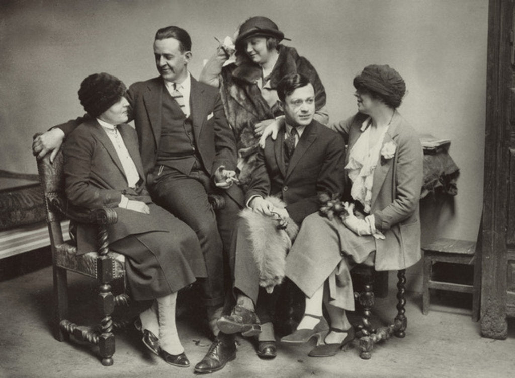 Detail of Avant-garde group in Paris, c.1925 by Anonymous