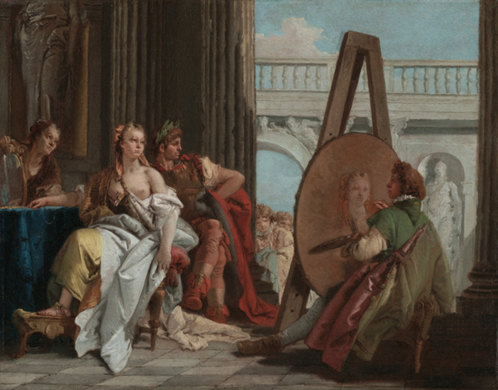 Detail of Alexander the Great and Campaspe in the Studio of Apelles, c.1740 by Giovanni Battista Tiepolo