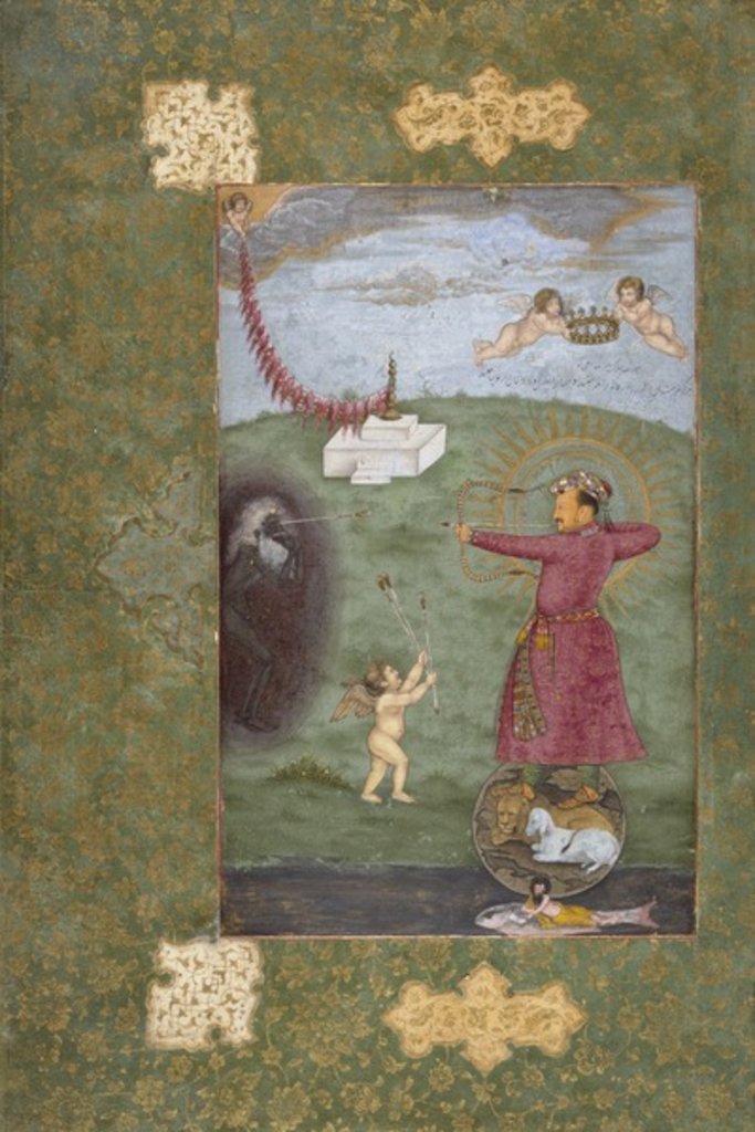 Detail of Emperor Jahangir Triumphing Over Poverty, c.1620-25 by Abu'l Hasan